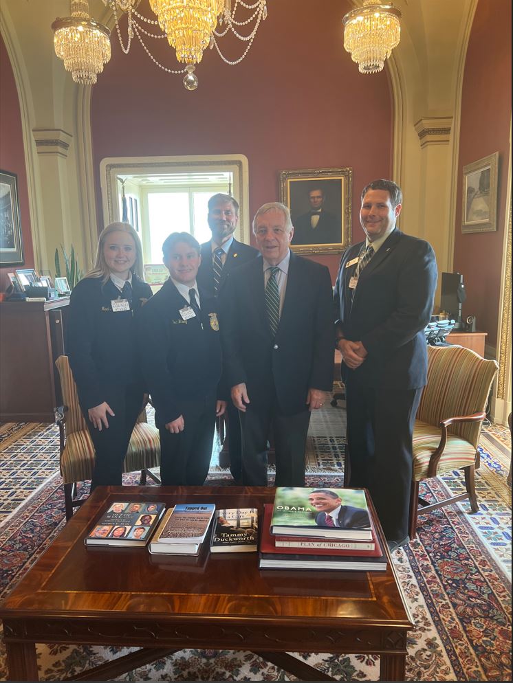DURBIN MEETS WITH ILLINOIS CORN GROWERS 